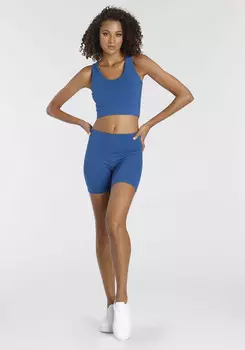 Спортивная футболка LASCANA ACTIVE Sporttop, синий