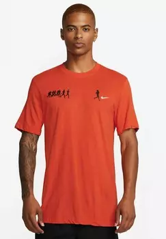 Спортивная футболка LAUF DRI-FIT Nike, красный