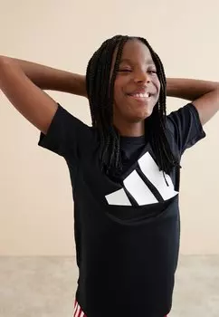 Спортивная футболка Logo Unisex Adidas, цвет black/white