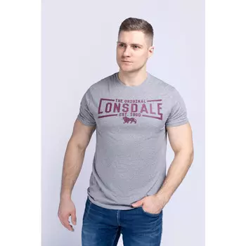 Спортивная футболка Lonsdale, цвет grau/rot