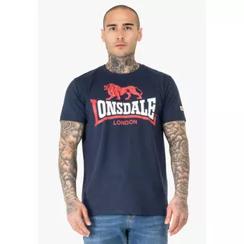 Спортивная футболка Lonsdale, цвет navyblau/rot