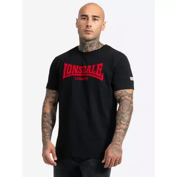 Спортивная футболка Lonsdale, цвет schwarz/rot