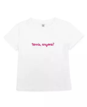 Спортивная футболка Love для девочек Ame & Lulu — Little Kid, Big Kid, белый