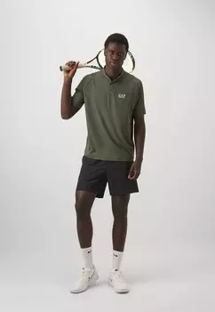 Спортивная футболка MAGLIA EA7 Emporio Armani, оливково-зеленый