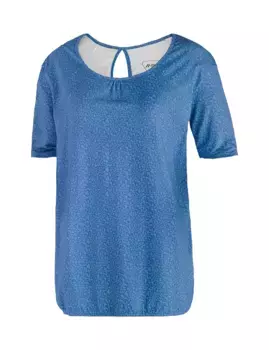 Спортивная футболка Maier "Murr Shirt W", женская функциональная рубашка, дышащая рубашка для отдыха Maier Sports, синий