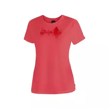 Спортивная футболка Maier "Tilia Pique W", женская функциональная рубашка, повседневная рубашка с принтом Maier Sports, красный