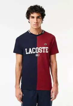 Спортивная футболка MEDVEDEV Lacoste Sport, цвет bleu marine bordeaux isv