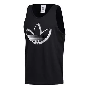 Спортивная футболка men's originals sports black vest Adidas, черный