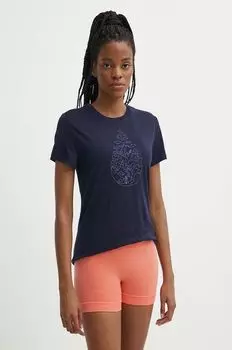 Спортивная футболка Merino Tech Lite Icebreaker, темно-синий