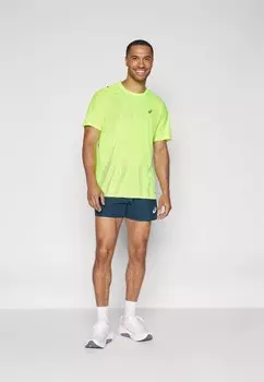 Спортивная футболка METARUN TOP ASICS, неоновый зеленый