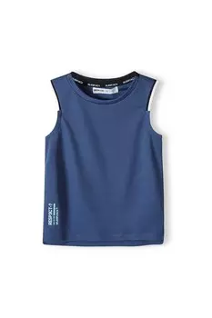 Спортивная футболка MINOTI Performance Shirt, цвет marine blue/light blue