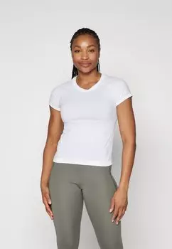 Спортивная футболка MOMENTUM SEAMLESS LENGTH TEE Athleta, цвет bright white