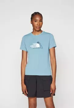 Спортивная футболка MOUNTAIN FOUNDATION SS TEE The North Face, бирюзовый