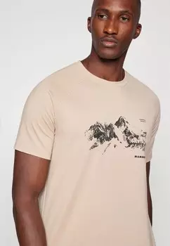 Спортивная футболка MOUNTAIN Mammut, бежевый
