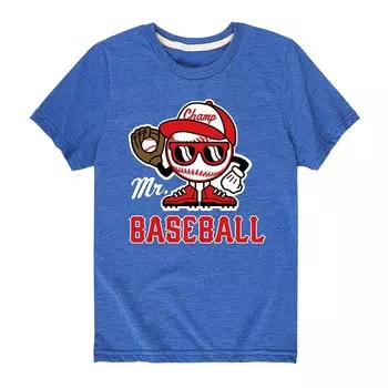 Спортивная футболка Mr. Baseball для мальчиков 8–20 лет Licensed Character, синий