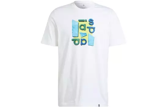 Спортивная футболка мужская белая Adidas, белый