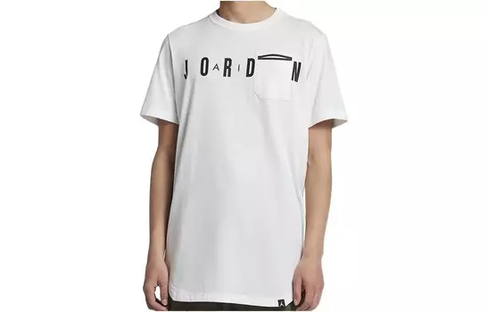 Спортивная футболка мужская белая Jordan, белый