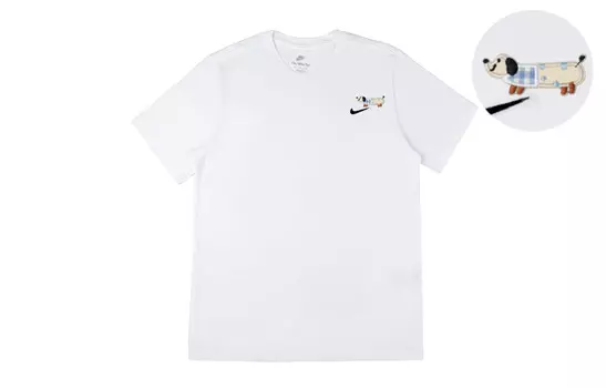 Спортивная футболка мужская белая Nike, белый