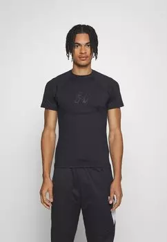 Спортивная футболка МУЖСКАЯ КОМПРЕССИЯ Nebbia, черная