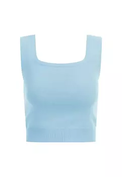 Спортивная футболка myMo Strick Top, светло синий