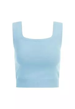 Спортивная футболка myMo Strick Top, светло синий