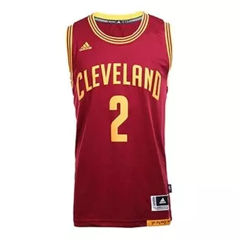 Спортивная футболка nba cleveland cavaliers irving 2 grenat Adidas, красный