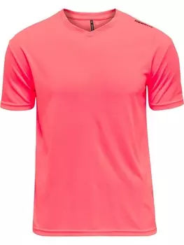 Спортивная футболка Newline S/L Base Cool Laufen Herren, цвет fluo pink