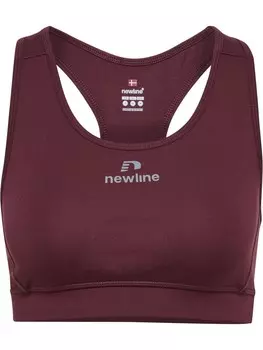 Спортивная футболка Newline S/L Ringerrcken Nwllean Laufen Damen, цвет decadent chocolate