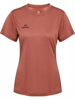 Спортивная футболка Newline S/S Nwlbeat Laufen Damen, цвет chutney