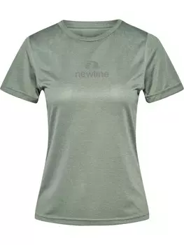 Спортивная футболка Newline S/S Nwlhenderson Laufen Damen, цвет green bay