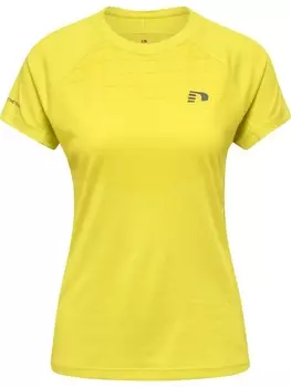 Спортивная футболка Newline S/S Nwllakeland Laufen Damen, цвет sulphur spring
