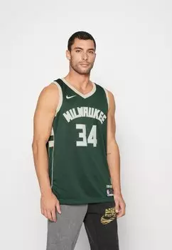Спортивная футболка Nike NBA GIANNIS ANTETOKOUNMPO MILWAUKEE BUCKS SWINGMAN ICON, цвет Fir