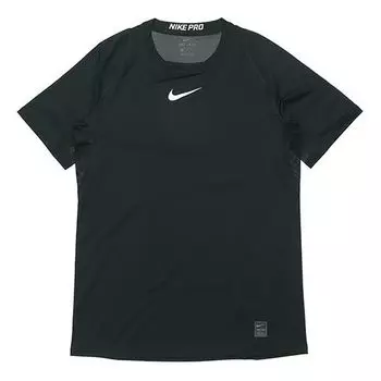 Спортивная футболка Nike Pro Top Short Sleeve Training Tight Black, черный