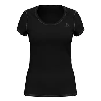 Спортивная футболка Odlo, черный/темно-серый