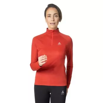 Спортивная футболка Odlo Essential half zip, оранжевый