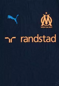 Спортивная футболка OLYMPIQUE MARSEILLE TRAINING JR UNISEX Puma, темно-синий