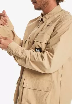 Спортивная футболка Open Rapids Ls Quiksilver, бежевый