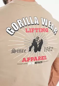 Спортивная футболка OREGON Gorilla Wear, бежевый