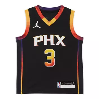 Спортивная футболка phoenix suns devin booker jersey 'black' Air Jordan, черный
