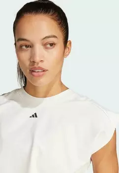 Спортивная футболка POWER BOXY 3-STRIPES TANK adidas, белый