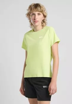 Спортивная футболка PRELIGHT SWIFT Jack Wolfskin, светло-зеленый