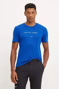 Спортивная футболка Pure Snow Captain Dry Salewa, синий