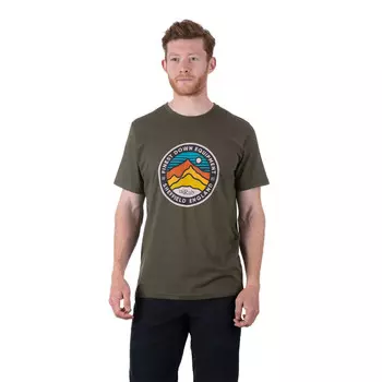 Спортивная футболка Rab Stance 3 Peaks Organic Cotton, зеленый