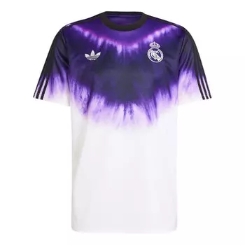 Спортивная футболка real madrid cny jersey 'white purple' Adidas, белый
