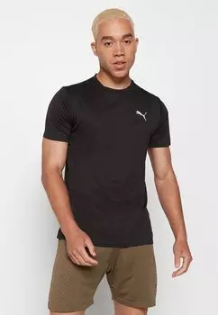Спортивная футболка Run Favorite Puma, цвет black heather