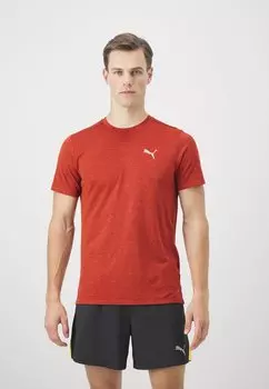 Спортивная футболка Run Favorite Puma, красный марс, вереск