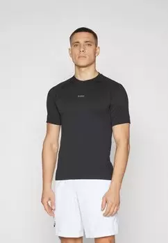 Спортивная футболка RUNNING SEAMLESS Bjrn Borg, цвет black beauty