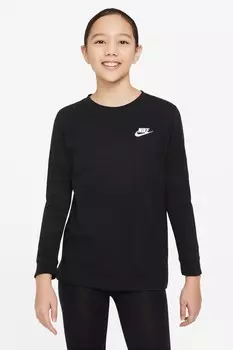 Спортивная футболка с длинным рукавом Nike, черный