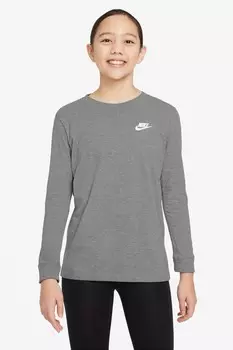 Спортивная футболка с длинным рукавом Nike, серый