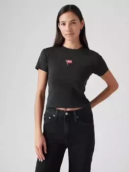Спортивная футболка с графическим принтом Levi's, черный